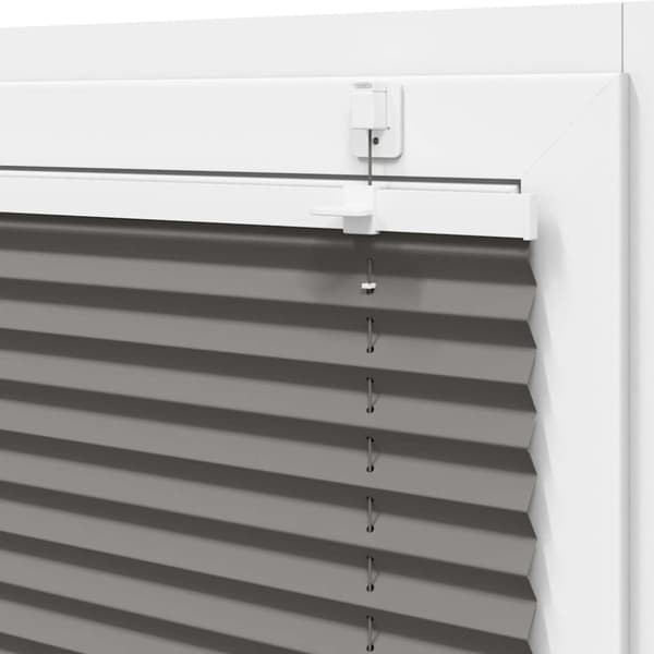 Plisserad persienn antracit 55x150cm tyg bredd 54,4cm polyester