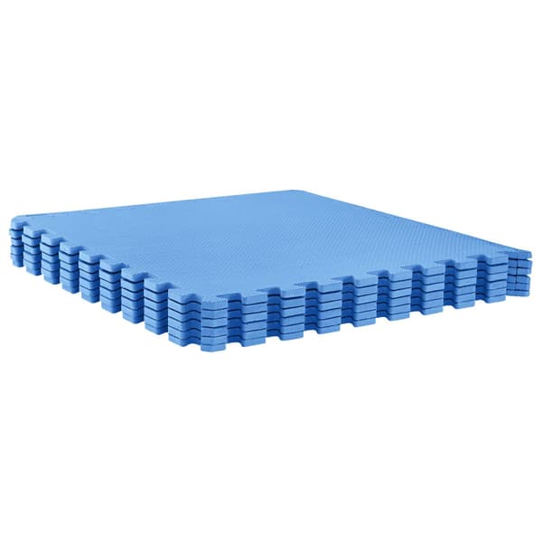 Golvmatta 40 pcs Blå 14,4 m² EVA-skum