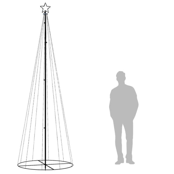 Julgranskon kallvit 310 LEDs 100x300 cm