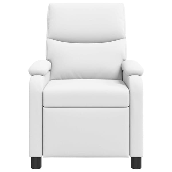 Recliner Vit Konstläder