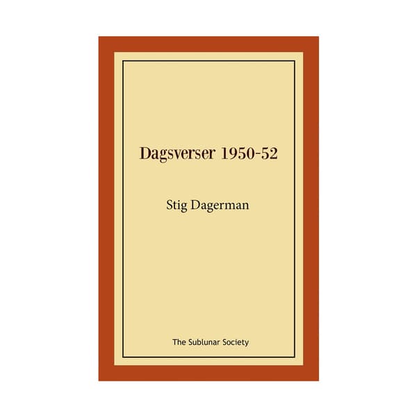 Dagsverser 1950-52 (häftad)