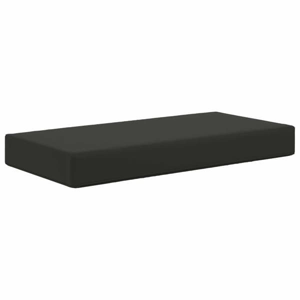Utomhus sitskudde 100% Polyester Svart 80 x 40 x 8 cm