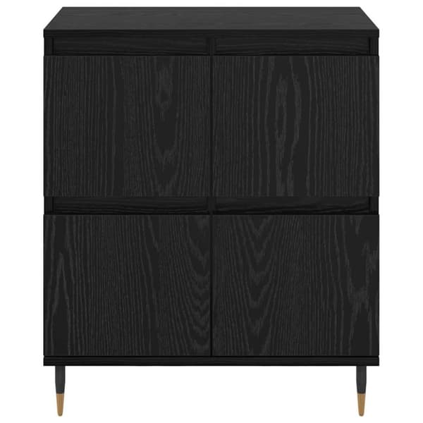Sideboard Svart Ek 60 x 35 x 70 cm