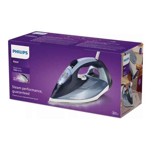 Philips Azur 7000 Series DST7020 - ångstrykjärn - sula SteamGlide Plus