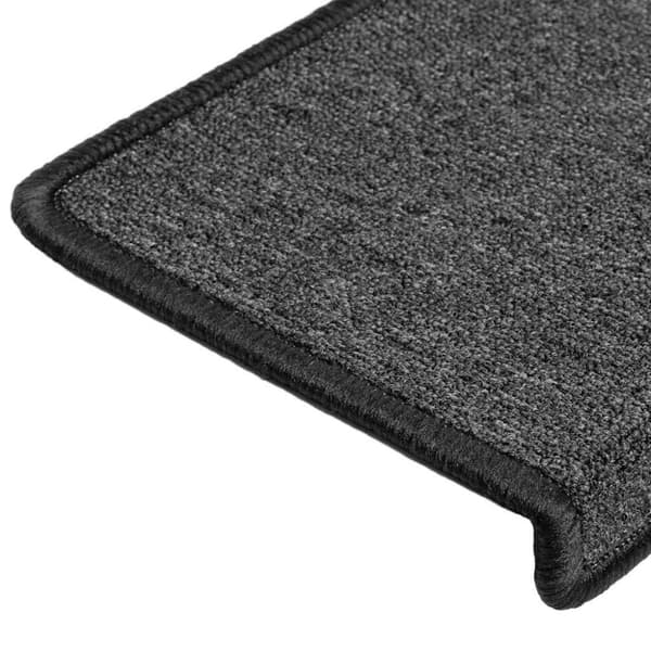 Trappmattor 30 st 65x21x4 cm antracit rektangulär kant