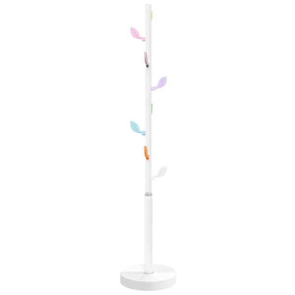 Klädställning vit 172 cm pulverlackerat järn