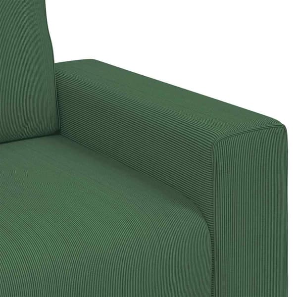 Loveseat soffa mörkgrön 160x77x82 cm manchestertyg