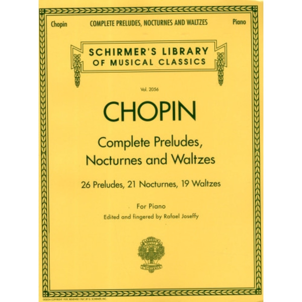 Frederic Chopin - Complete Preludes, Nocturnes and Waltzes (häftad, eng)