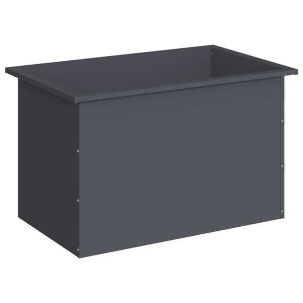 Odlingslåda med LED Antracit 50 x 80 x 48 cm Stål