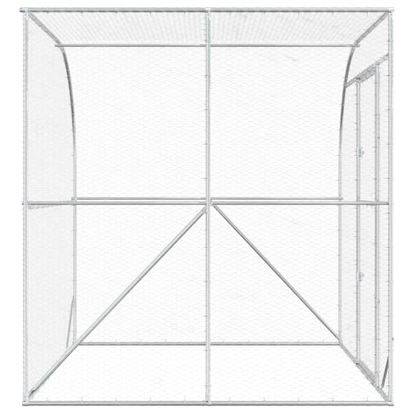 Hönsgård Silver 200 x 200 x 215 cm Galvaniserat stål