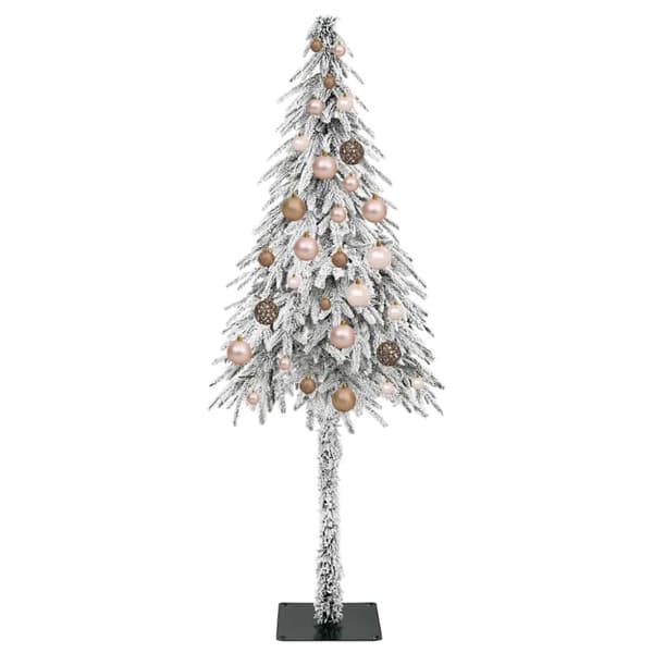 Julgran med 150 LED-lampor med stativ Vit 150 cm PE och Stål