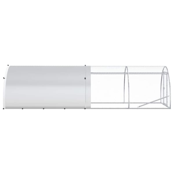 Hönsgård Silver 400 x 150 x 100 cm Galvaniserat stål