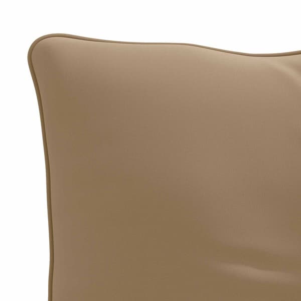 Ryggkudde PUTTEN 100% Polyester Taupe 60 x 40 x 10 cm