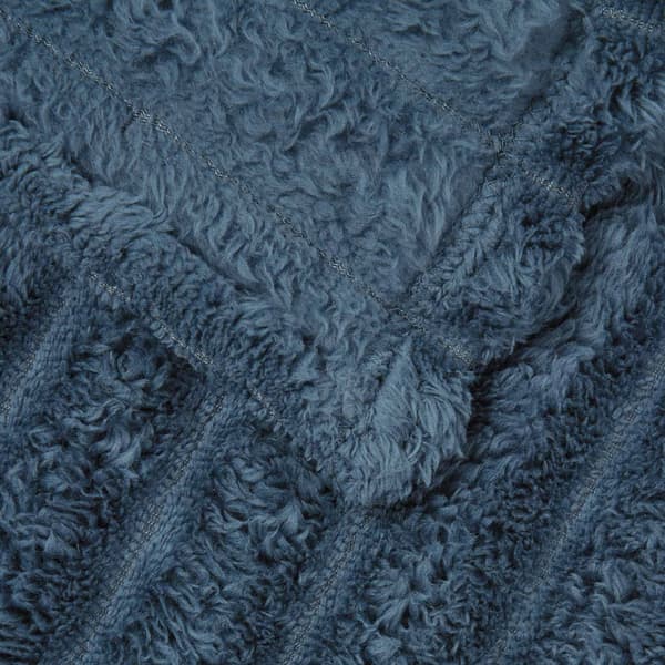 Kastfilt Mörkblå 150 x 130 cm Fleece