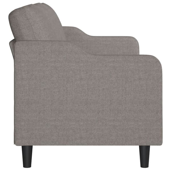 3-sitssoffa taupe 180 cm tyg