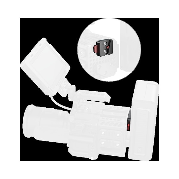 SmallRig 6021 Quick Release V-Lock Mount Plate Kit