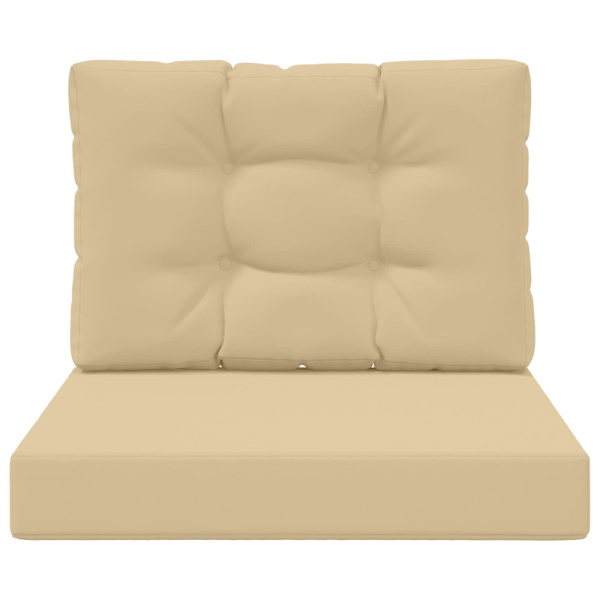 Utomhus Soffa Kudde 2 pcs Beige Polyester