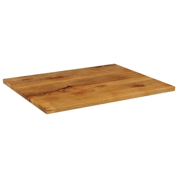 Bordsskiva 90x80x3,8 cm rektangulär massivt mango-trä