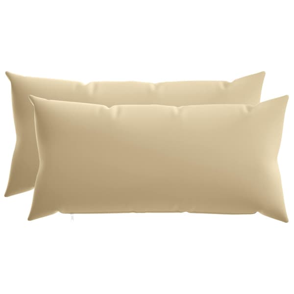Kudde med kudde HEERLEN 2 st Beige Polyester