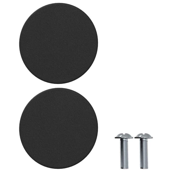 Skåpsknoppar 2 pcs Svart M4 x 12 mm Järn