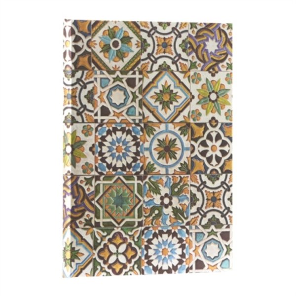 Porto (Portuguese Tiles) Midi Unlined Hardback Journal (Elastic Band Closure) (inbunden, eng)