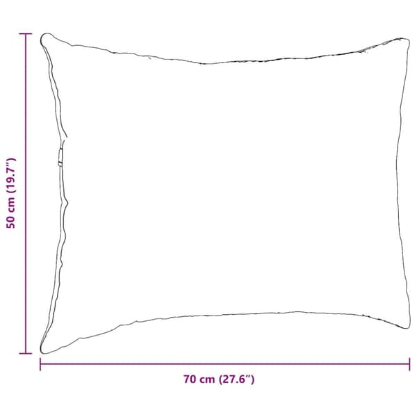 Sofakuddar 2 pcs Ljusgrön 70 x 50 cm Kordread tyg