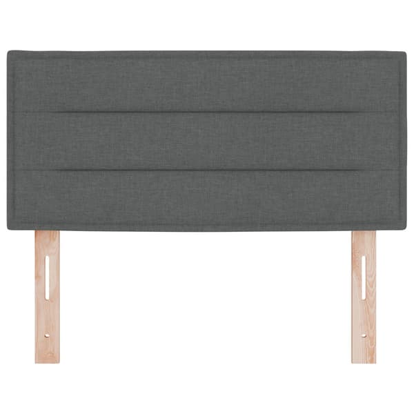 Huvudgavel Mörkgrå 80 cm tyg