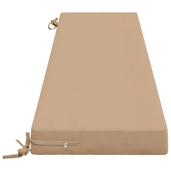 Bänk kudde SOEST 100% Polyester Sand 180 x 40 x 8 cm