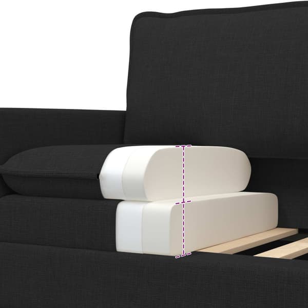 Soffa Svart Tyg