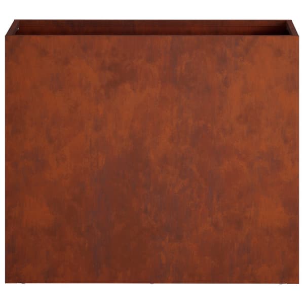 Trädgårdsplanterare 2 st Rostig 50 x 20 x 40 cm