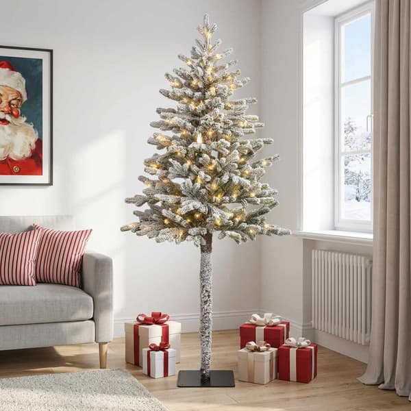 Plast Hingad Julgran 150 cm 150 LED-lampor Varmvit