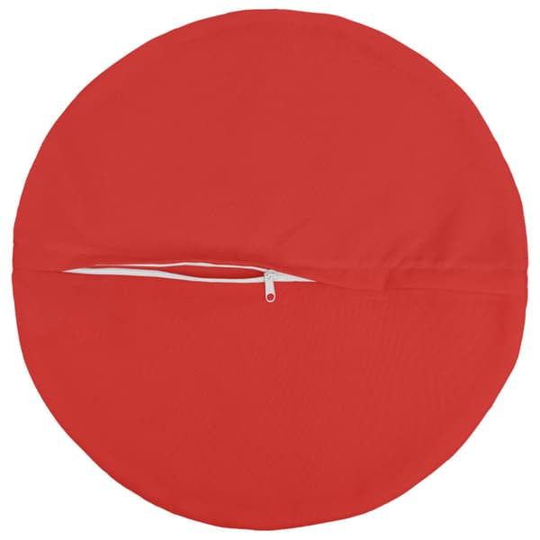 Kuddöverdrag 6 st HEERLEN Röd Ø 60 cm Polyester