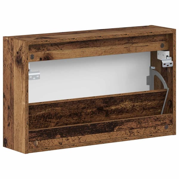 Väggmonterad skoskåp EDE 71 x 17 x 43 cm Konstruerat trä