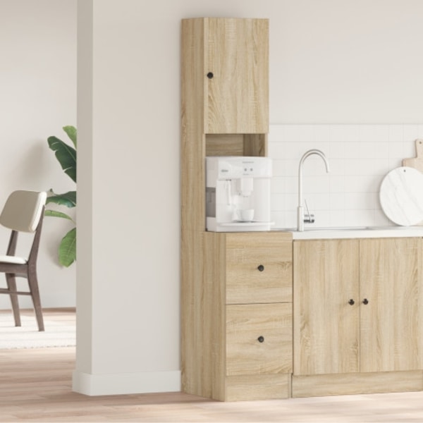 Kökskåp Sonoma Ek 35x50x180 cm Trä