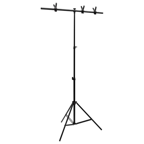 T-stativ svart 91x60x(70-200) cm