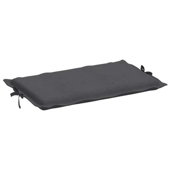 Solsängsdyna melerad antracit 186x58x4 cm tyg