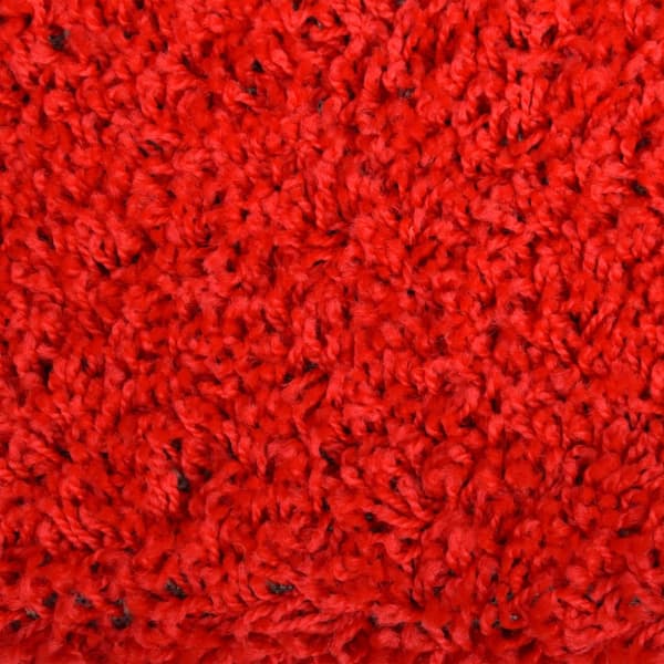 Trappmattor 10 st 65x21x4 cm röda rektangulära kanter