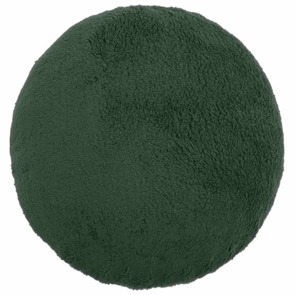 Kuddöverdrag 6 st HEERLEN Mörkgrön Ø 40 cm Bouclé