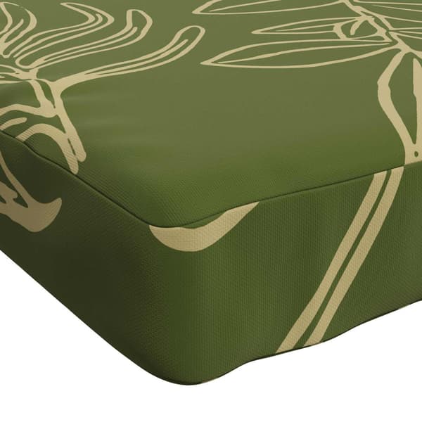 2-delade Bänk Kuddar SOEST 2 st 100% Polyester Bladdesign