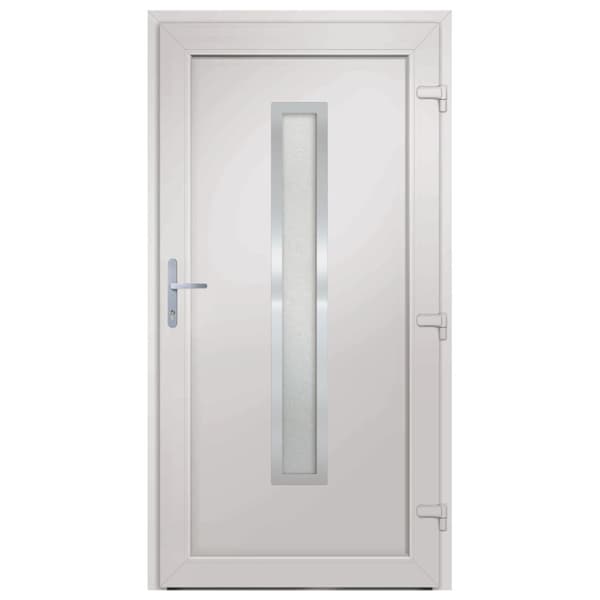 Ytterdörr antracit 98x208 cm PVC