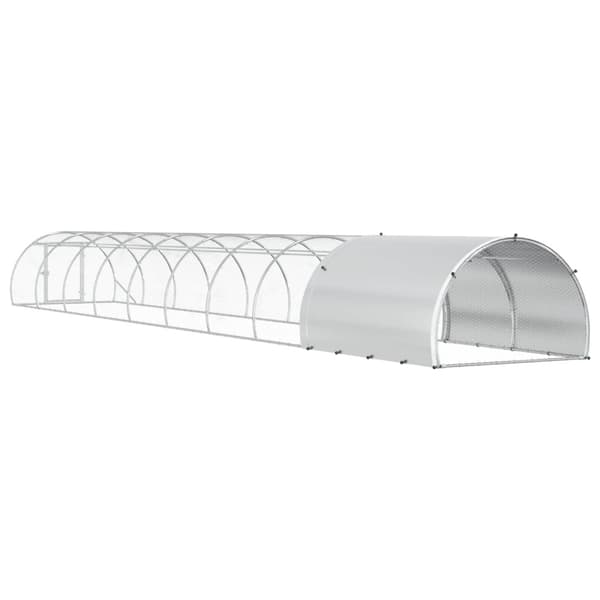 Hönsgård Silver 1000 x 150 x 100 cm Galvaniserat stål