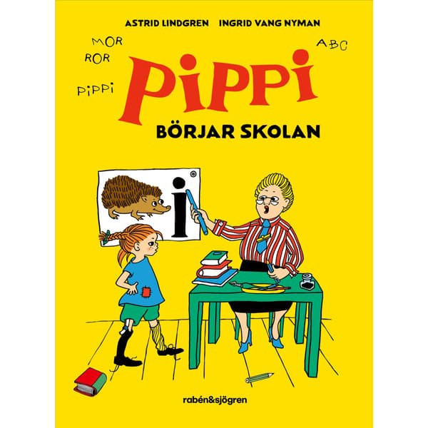 Pippi börjar skolan (inbunden)