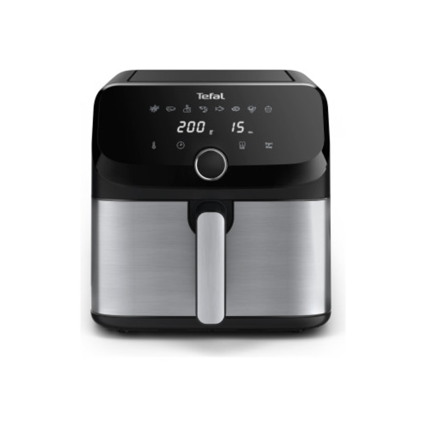 Tefal Easy Fry Mega EY855D10 - varmluftsfritös - rostfritt stål