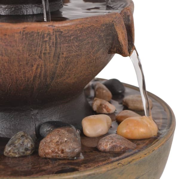 Inomhusfontän med pump polyresin