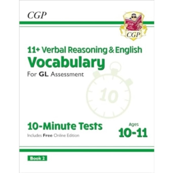 11+ GL 10-Minute Tests: Vocabulary for Verbal Reasoning & English - Ages 10-11 Book 2 (with Onl. Ed) (häftad, eng)