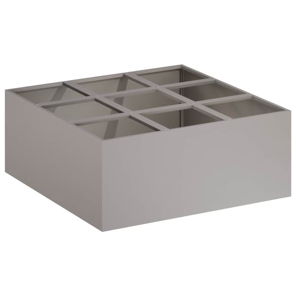 Trädgårdsplanterare Rostig 100 x 100 x 30 cm