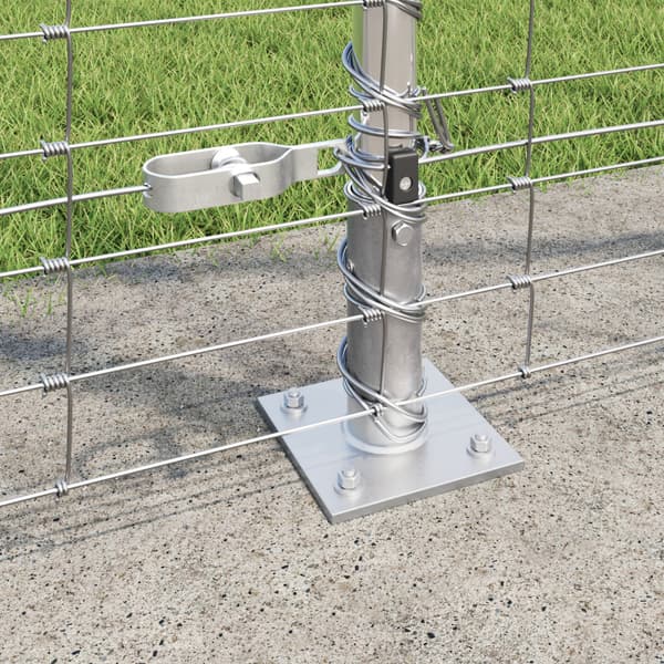 Stängselstolpe Galvaniserad 25 x 1,5 m Stål