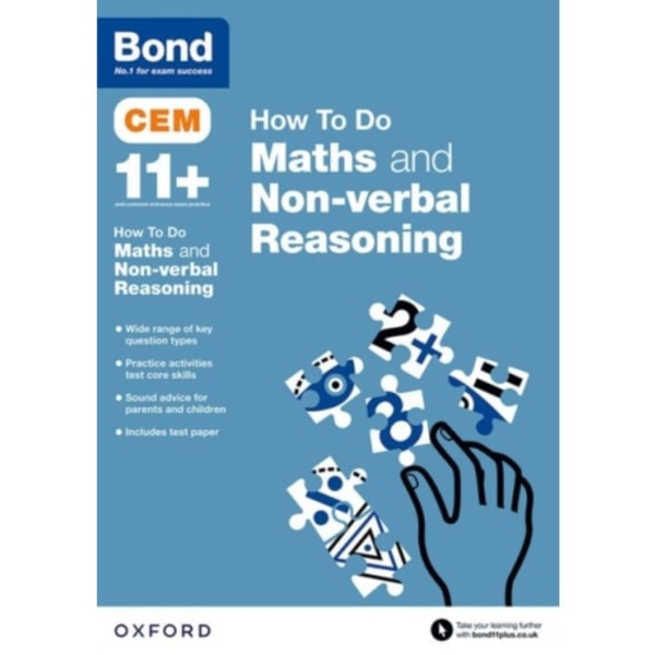 Bond 11+: CEM How To Do: Maths and Non-verbal Reasoning (häftad, eng)