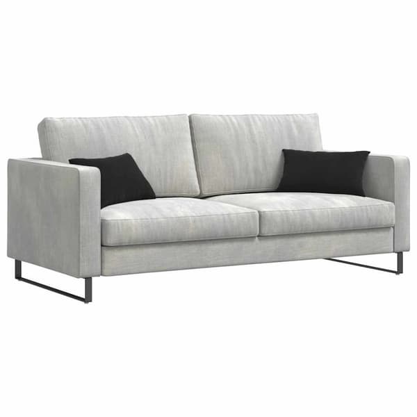 Sofakuddar 2 pcs Svart 50 x 30 cm Kordread tyg
