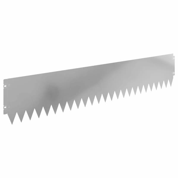 Kant för gräsmatta 30 pcs 103 x 20 cm Stål Silver